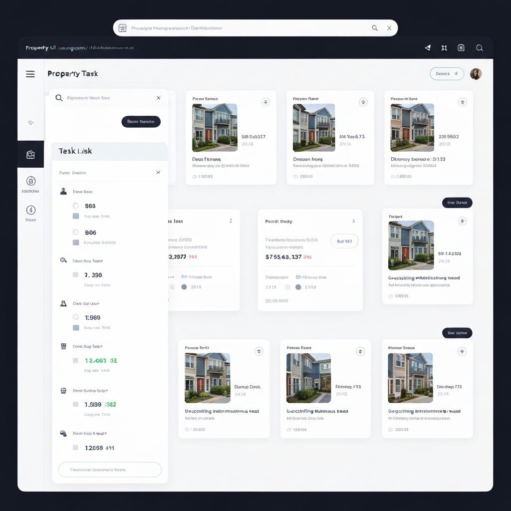 Property management dashboard